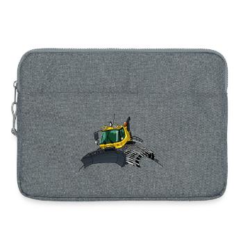 chasse-neige jaune nouveau - Sacoche pour ordinateur portable 15 pouces - gris chiné - Devant