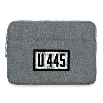 Conception de sous-marin avec police U 445 - Sacoche pour ordinateur portable 15 pouces - gris chiné - Devant