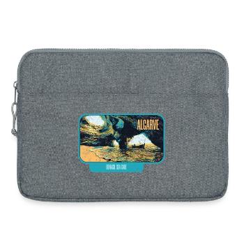 Algarve Portugal, Cave Benagil Beach Summer Sun - Laptop bag 15" - heather grey - Front