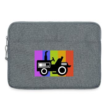 Véhicule à moteur Agriculteur biologique Country Life Farmer Tracteur - Sacoche pour ordinateur portable 15 pouces - gris chiné - Devant