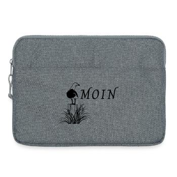 Moin - Laptoptasche 15" - Grau meliert - Vorne