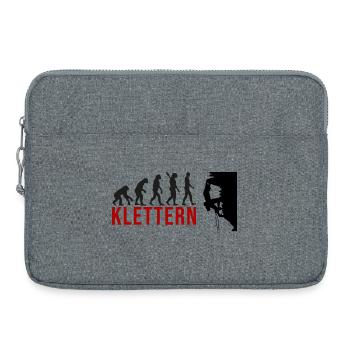 Ecolution Klettern - Laptoptasche 15" - Grau meliert - Vorne