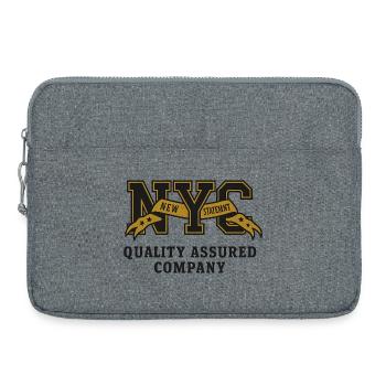 Vintage NYC College Varsity Logo Design - Laptoptasche 15" - Grau meliert - Vorne