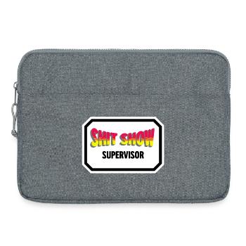 Shit Show Supervisor  - Laptoptasche 15" - Grau meliert - Vorne