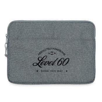 Vintage Born This Way – Absolument Beau 60 - Sacoche pour ordinateur portable 15 pouces - gris chiné - Devant