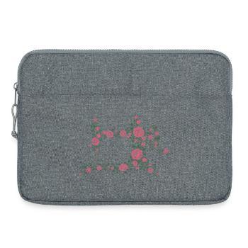 sewing machine - Laptop bag 15" - heather grey - Front