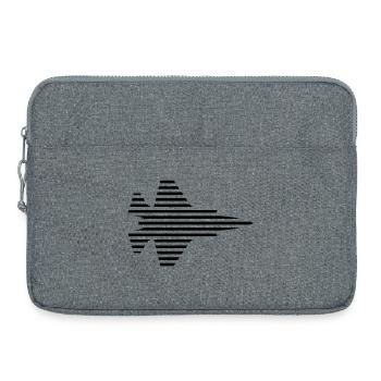 F-35 Blitz II | F 35 | F35 | Kampfflugzeug - Laptoptasche 15" - Grau meliert - Vorne