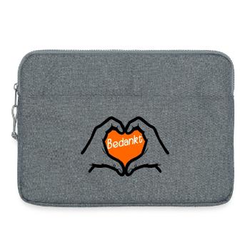 Vielen Dank - Laptoptasche 15" - Grau meliert - Vorne
