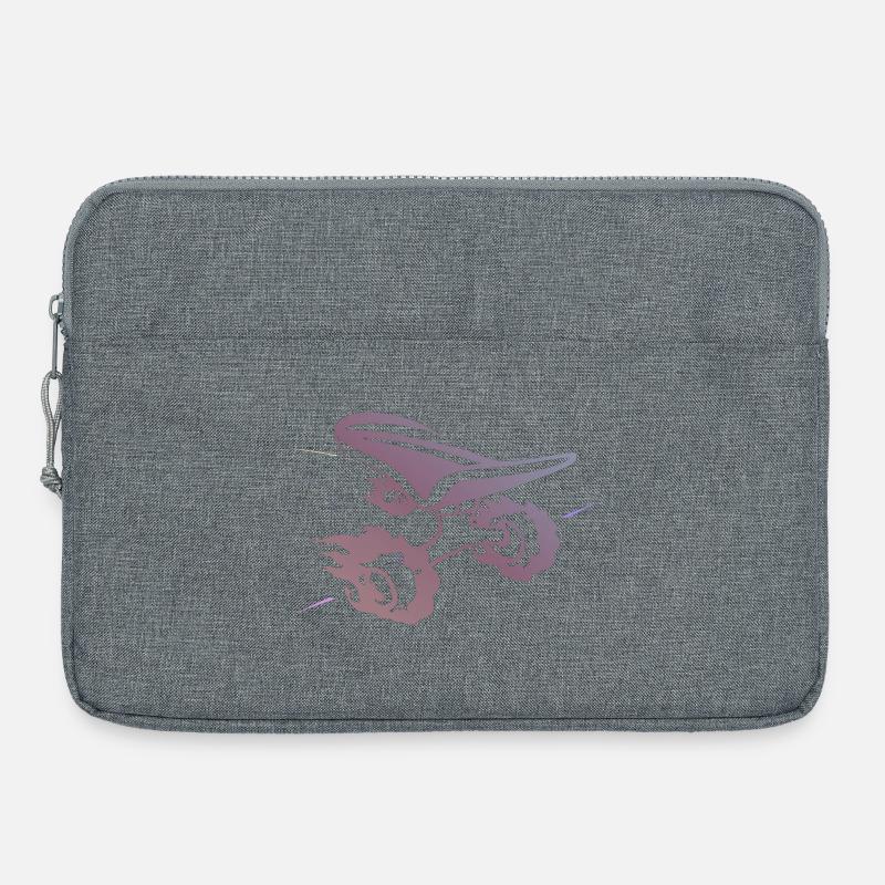 Gradient skateboard Silhouette Ride - Laptop bag 15" - heather grey