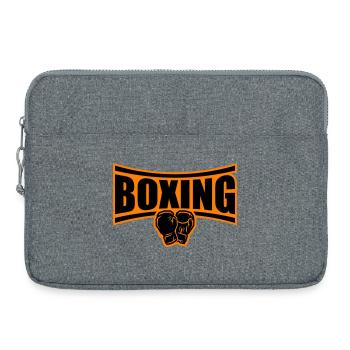 Boîtes de boxe - Sacoche pour ordinateur portable 15 pouces - gris chiné - Devant