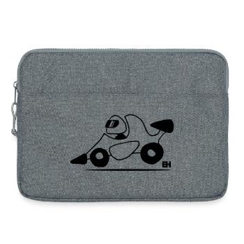 Rennwagen - Laptoptasche 15" - Grau meliert - Vorne