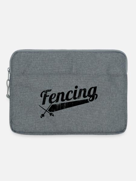 Fencing - Laptoptasche 15" - Grau meliert
