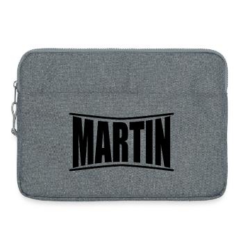 Martin t-shirt t-shirt idée cadeau - Sacoche pour ordinateur portable 15 pouces - gris chiné - Devant