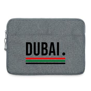 Dubai – Skyline Streetwear Shirt - Laptop bag 15" - heather grey - Front