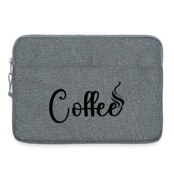 Coffee - Laptoptasche 15" - Grau meliert - Vorne