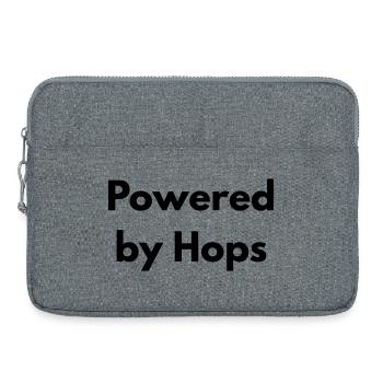 Powered by Hops - Laptop bag 15" - heather grey - Front