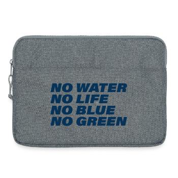 Water - Laptop bag 15" - heather grey - Front