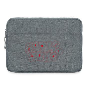 Karlsruhe Street Art Souvenir Graffiti Style - Laptop bag 15" - heather grey - Front