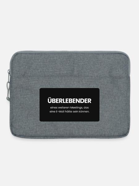 Überlebender eines weiteren Meetings - Laptoptasche 15" - Grau meliert