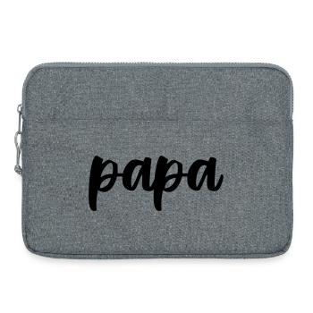 dad - Laptop bag 15" - heather grey - Front