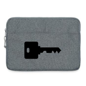 House key - Laptop bag 15" - heather grey - Front