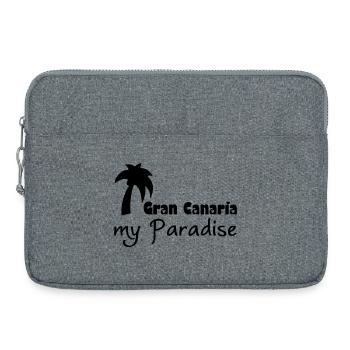 Gran Canaria Paradise Urlaub Geschenk - Laptoptasche 15" - Grau meliert - Vorne