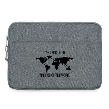 World tour - Laptop bag 15" - heather grey - Front