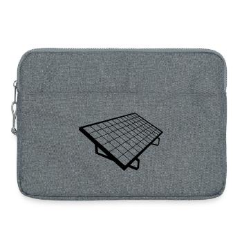 solar panel Solar Anlage - Laptoptasche 15" - Grau meliert - Vorne