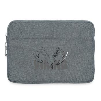 viking vikings symbol axt Wikinger axe Logo - Laptoptasche 15" - Grau meliert - Vorne