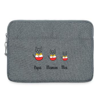 anniversary. Anniversary Decade. humor. funny - Laptop bag 15" - heather grey - Front