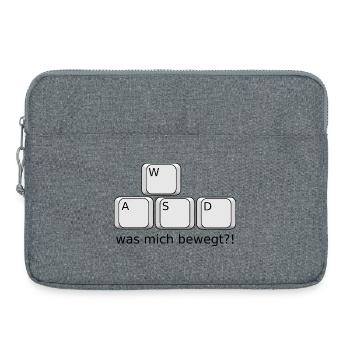 What Moves Me - Laptop bag 15" - heather grey - Front