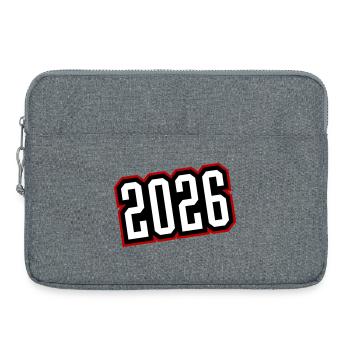 2026 - Sacoche pour ordinateur portable 15 pouces - gris chiné - Devant