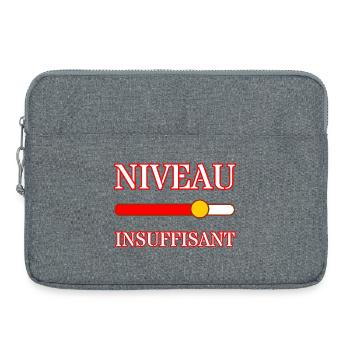  LE DIAGNOSTIC - Sacoche pour ordinateur portable 15 pouces - gris chiné - Devant
