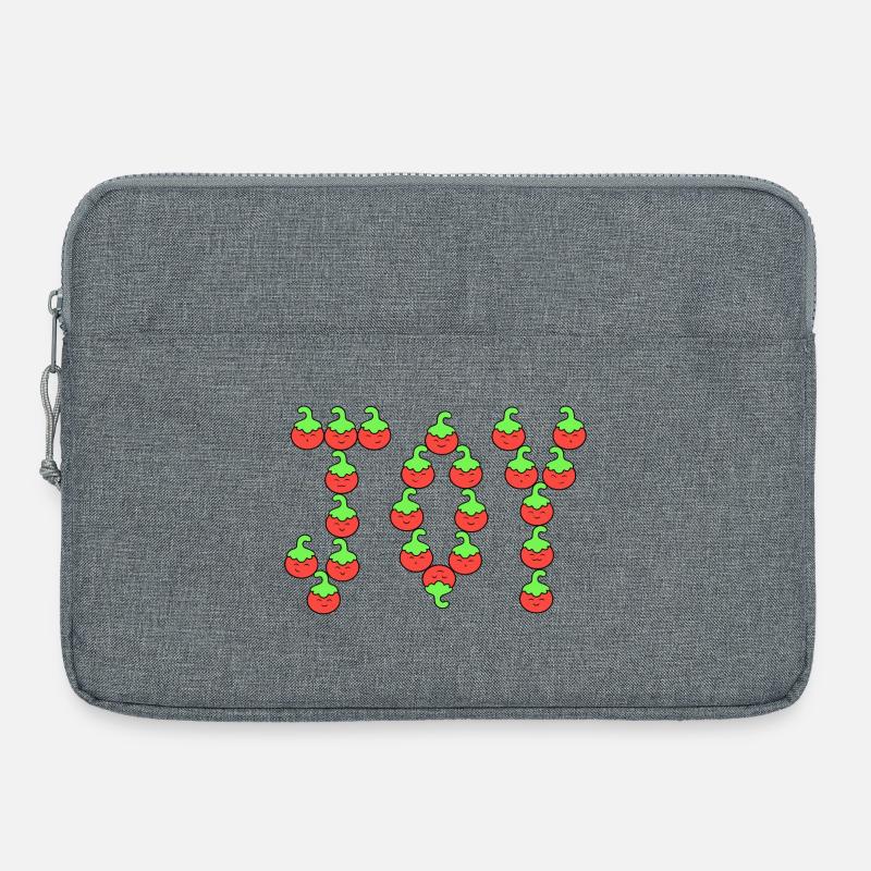 Tomatoes joy - Laptop bag 15" - heather grey