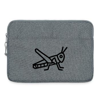sauterelle - Sacoche pour ordinateur portable 15 pouces - gris chiné - Devant