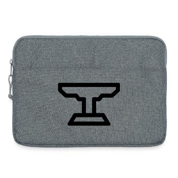 anvil - Laptop bag 15" - heather grey - Front
