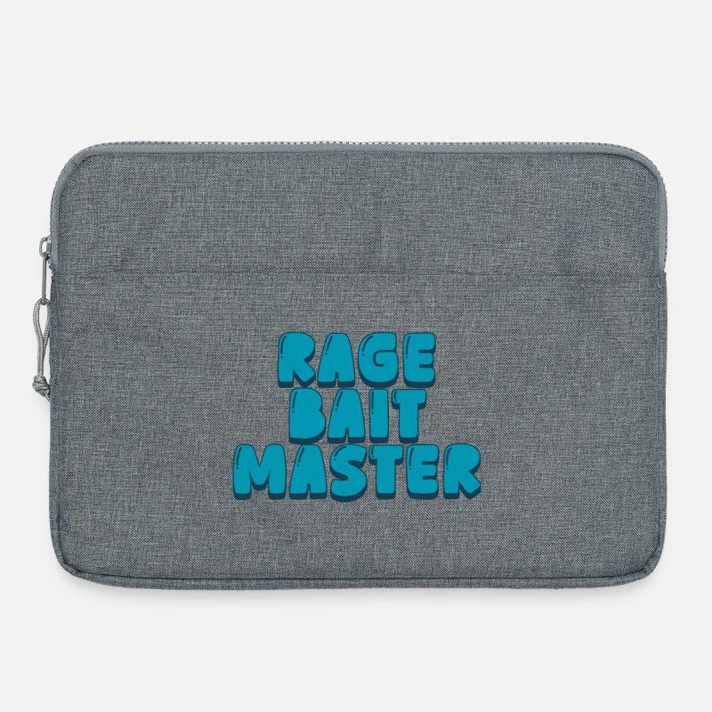 rage bait master - Laptop bag 15" - heather grey