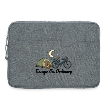 Le bikepacking : l’art de l’échappatoire à l’aventure ordinaire - Sacoche pour ordinateur portable 15 pouces - gris chiné - Devant