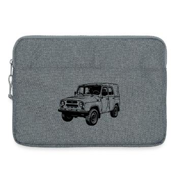 Véhicule tout-terrain UAZ - Sacoche pour ordinateur portable 15 pouces - gris chiné - Devant