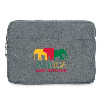 Africa Mon Afrique / Art / Design - Laptop bag 15" - heather grey - Front