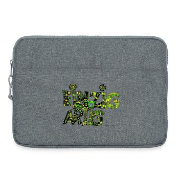 Einzigartig - Laptoptasche 15" - Grau meliert - Vorne