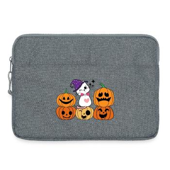 CAT_FAIRY - Sacoche pour ordinateur portable 15 pouces - gris chiné - Devant