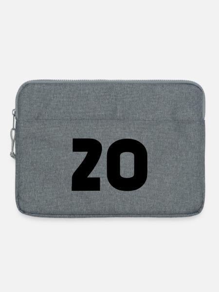 20 - Laptoptasche 15" - Grau meliert