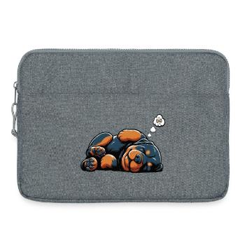 Rottweiler Propriétaire de Rottweiler Lovers - Sacoche pour ordinateur portable 15 pouces - gris chiné - Devant