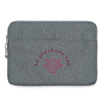 Die Fülle tötet Rose - Laptoptasche 15" - Grau meliert - Vorne