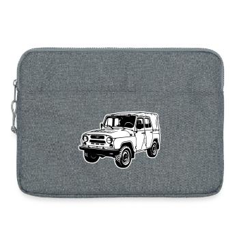 Véhicule tout-terrain UAZ (2 couleurs) - Sacoche pour ordinateur portable 15 pouces - gris chiné - Devant