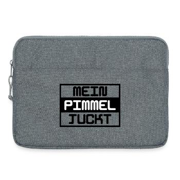 Mein Pimmel Juckt - Laptoptasche 15" - Grau meliert - Vorne