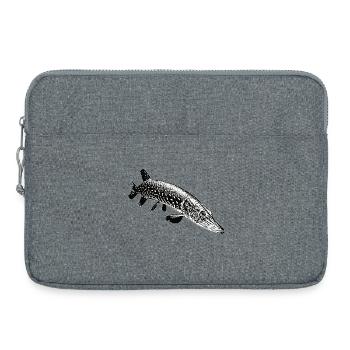 Hecht - Laptoptasche 15" - Grau meliert - Vorne