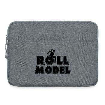 Every wheelchair user is a role model * - Laptop bag 15" - heather grey - Front