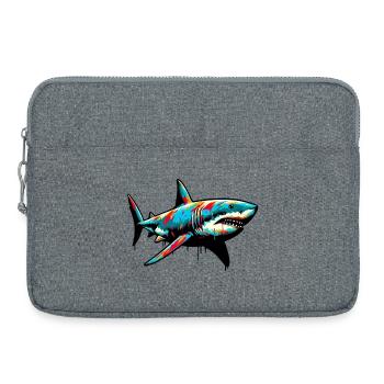 Shark - Laptop bag 15" - heather grey - Front